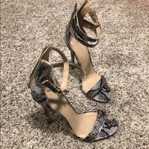 Snakeskin heels